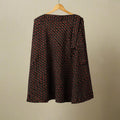 Black - cotton wrap around skirt 41 - handcrafted