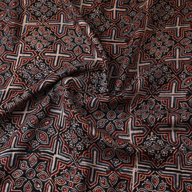 Natural dyed dola silk hand fabric 02 - handcrafted