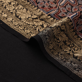 Natural dyed dola silk hand fabric 03 - handcrafted