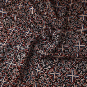 Natural dyed dola silk hand fabric 03 - handcrafted