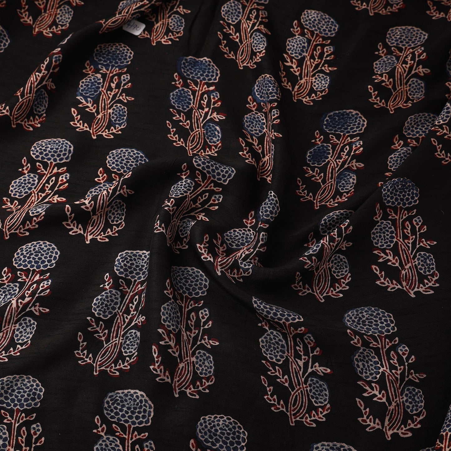 Natural dyed dola silk hand fabric 07 - handcrafted