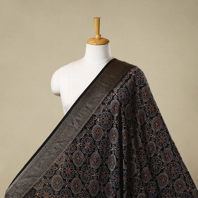 Natural dyed dola silk hand fabric 44 - handcrafted