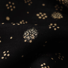 Natural dyed dola silk jacquard buti fabric 01 - handcrafted