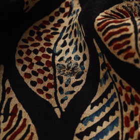 Natural dyed dola silk jacquard buti fabric 14 - handcrafted