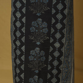 Black - natural dyed hand 3pc unstitched dress material 10