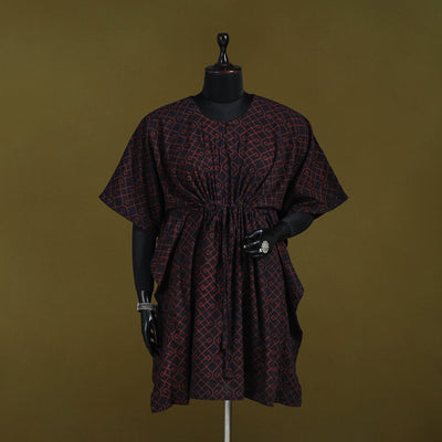 Natural dyed hand akola cotton medium kaftan 77