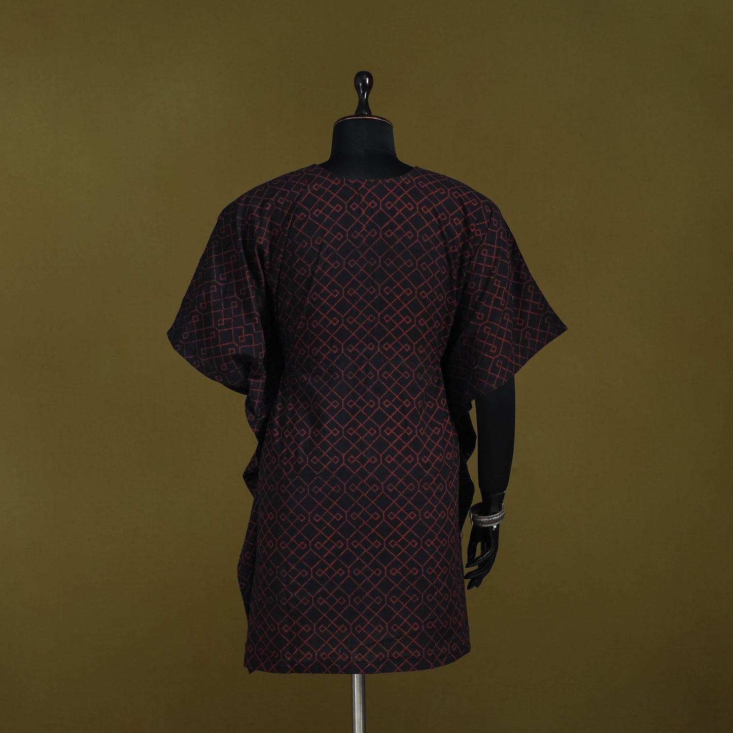 Natural dyed hand akola cotton medium kaftan 77