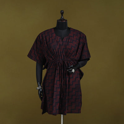 Natural dyed hand akola cotton medium kaftan 86