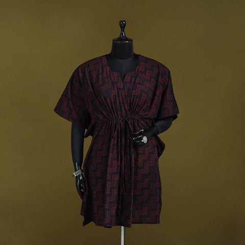 Natural dyed hand akola cotton medium kaftan 86