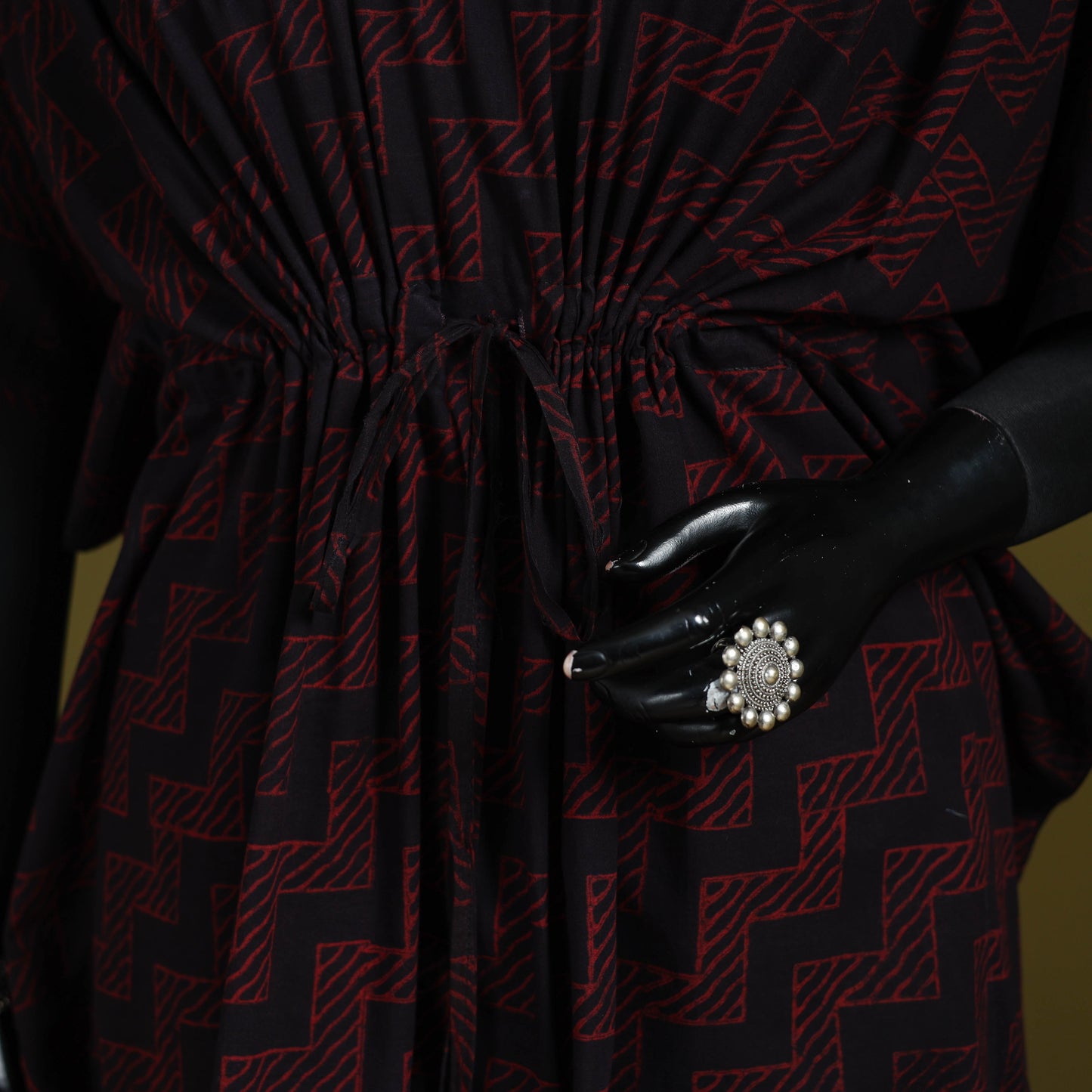 Natural dyed hand akola cotton medium kaftan 86
