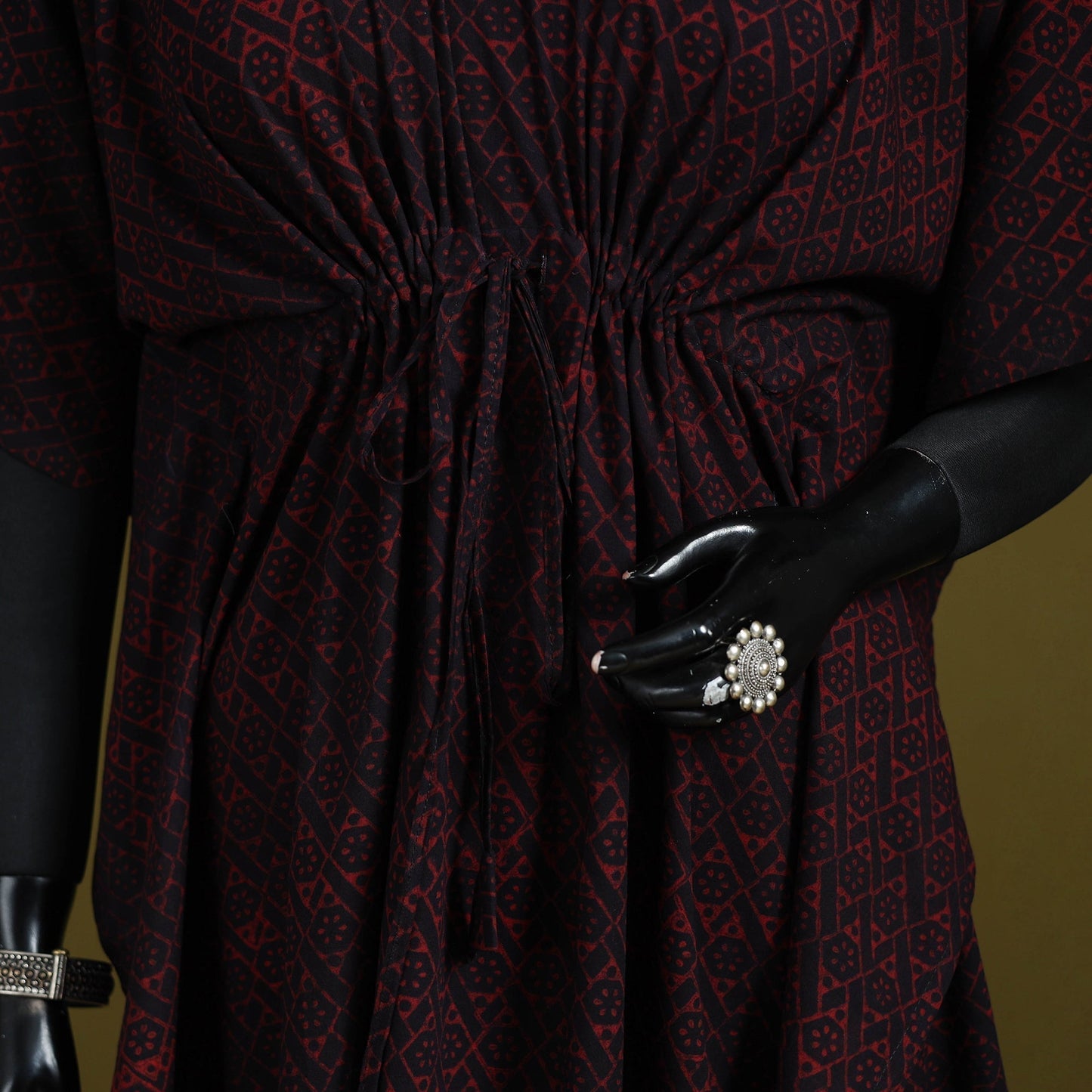 Natural dyed hand akola cotton medium kaftan 92