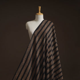 Natural dyed hand block cotton ajrakh print fabric 09