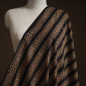 Natural dyed hand block cotton ajrakh print fabric 09