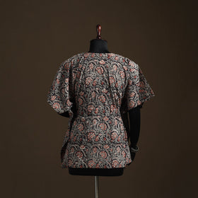 Natural dyed hand block kalamkari print patchwork cotton
