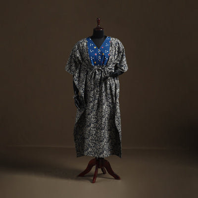 Natural dyed hand block kalamkari print patchwork cotton