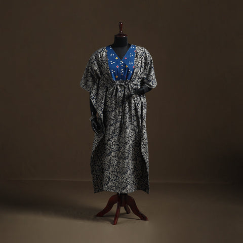 Natural dyed hand block kalamkari print patchwork cotton