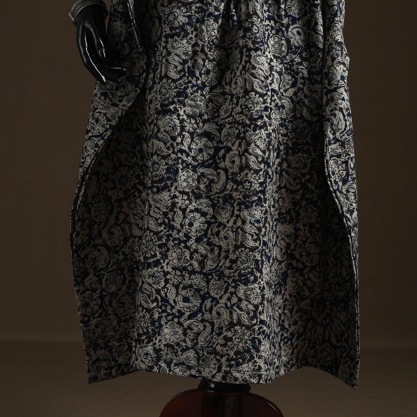 Natural dyed hand block kalamkari print patchwork cotton