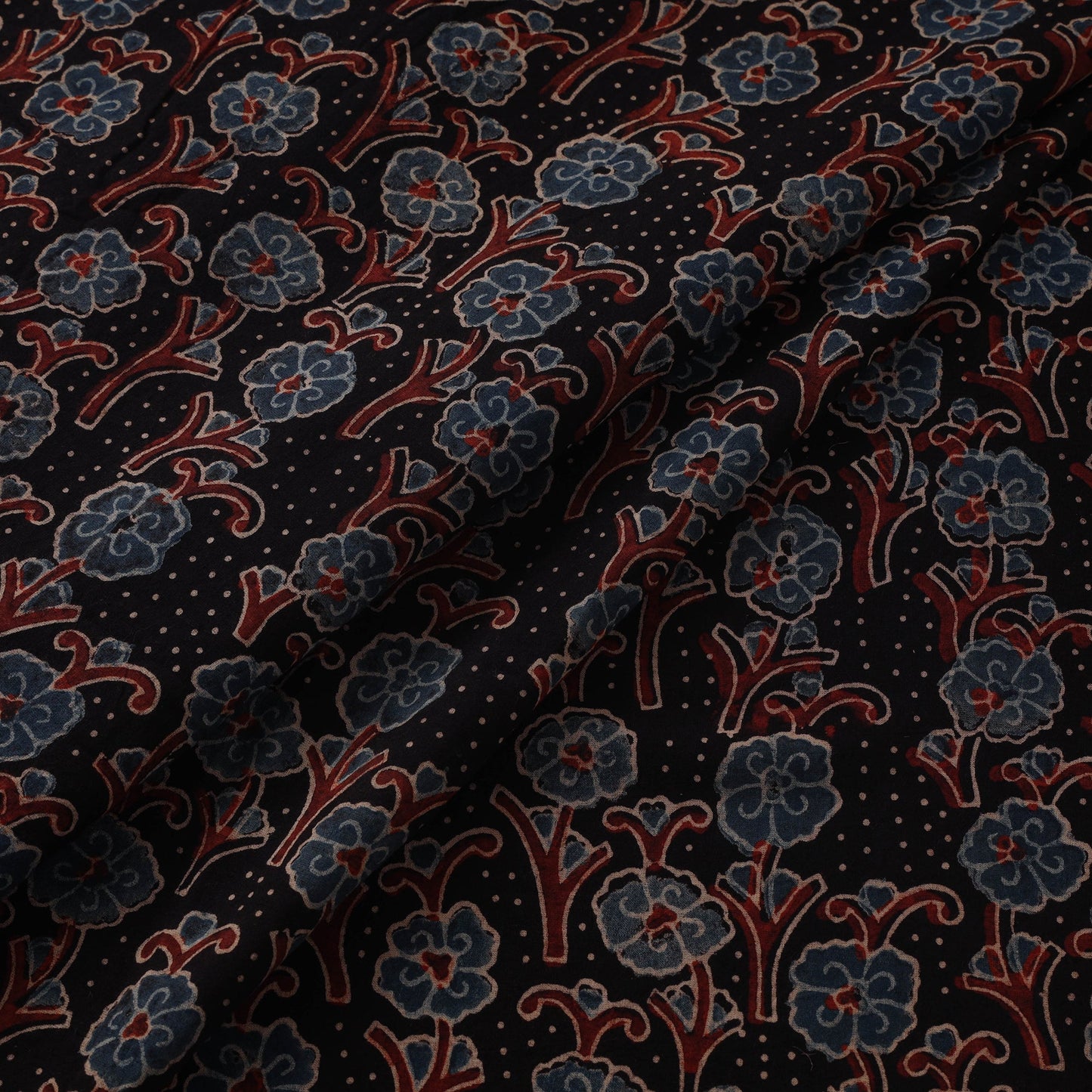 Natural dyed hand cotton fabric 03 - handcrafted