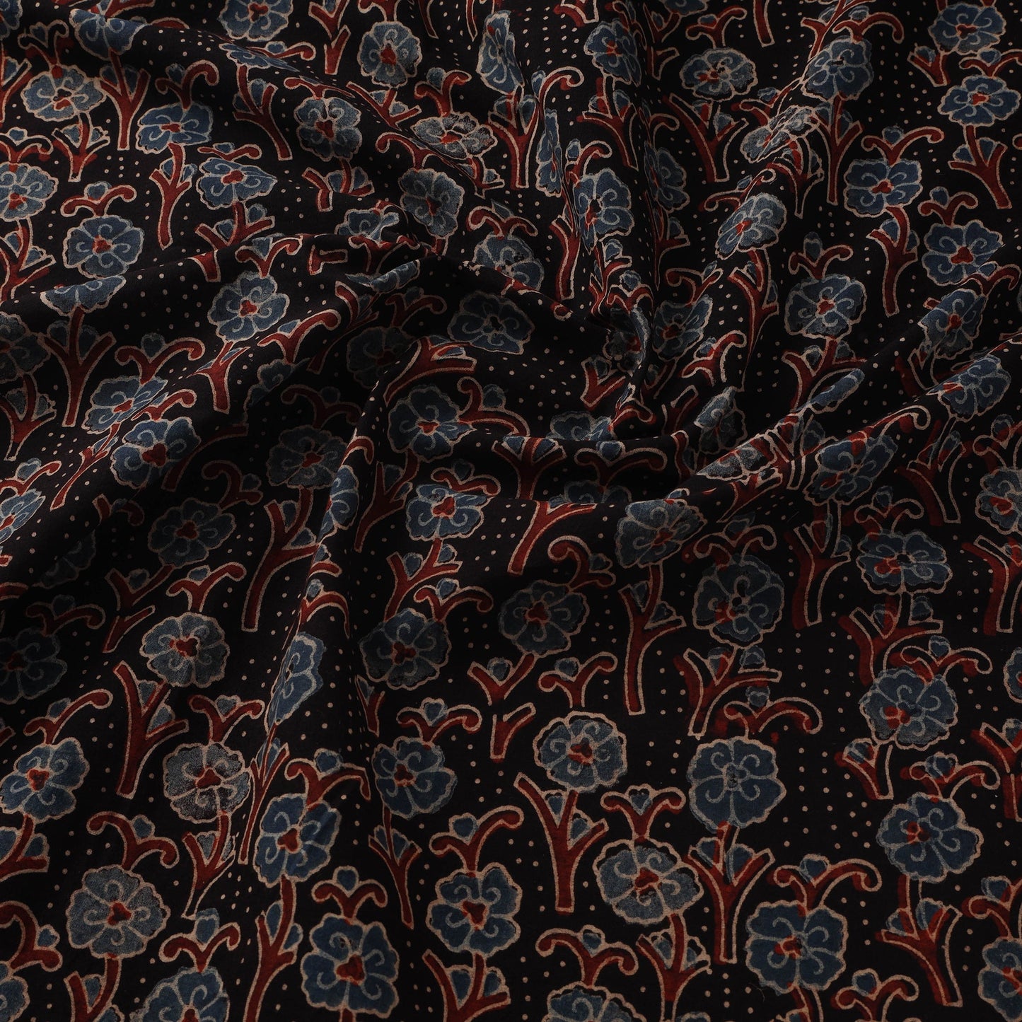 Natural dyed hand cotton fabric 03 - handcrafted