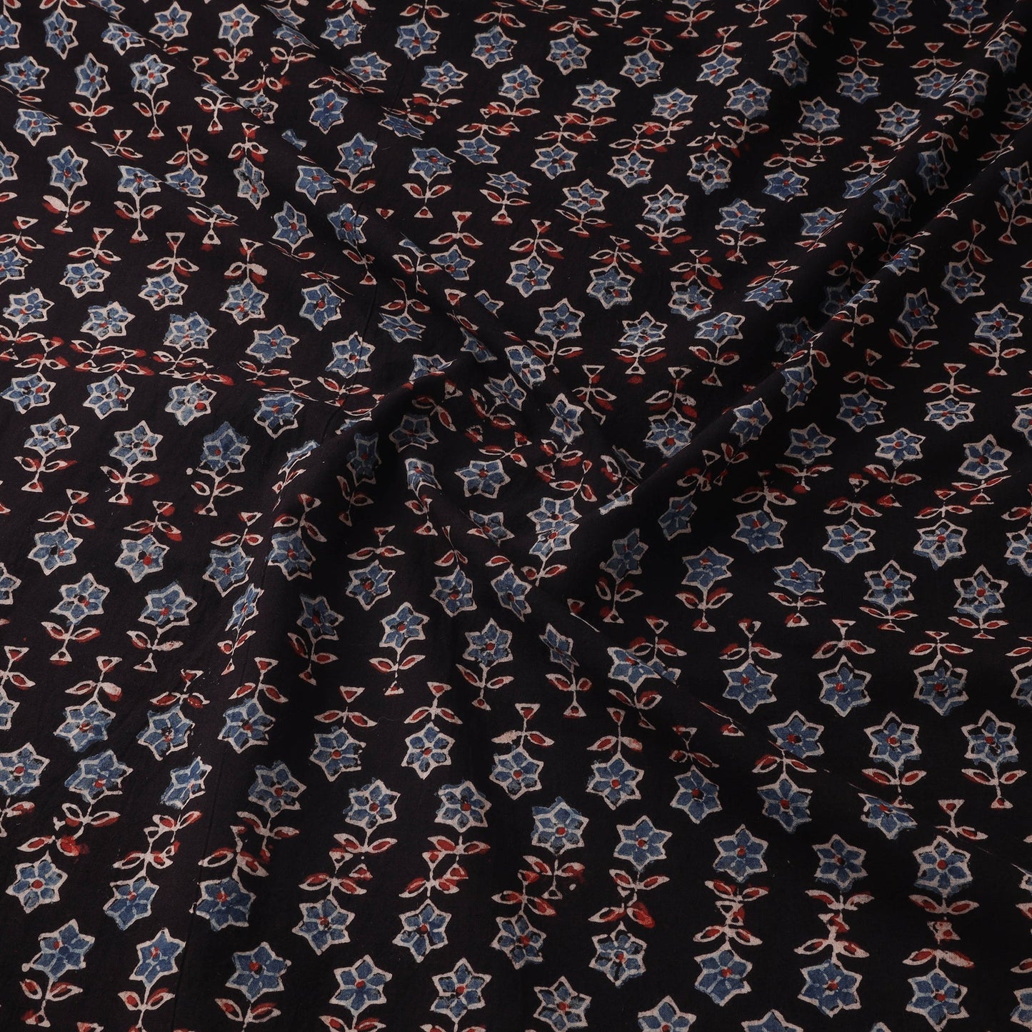 Natural dyed hand cotton fabric 09 - handcrafted