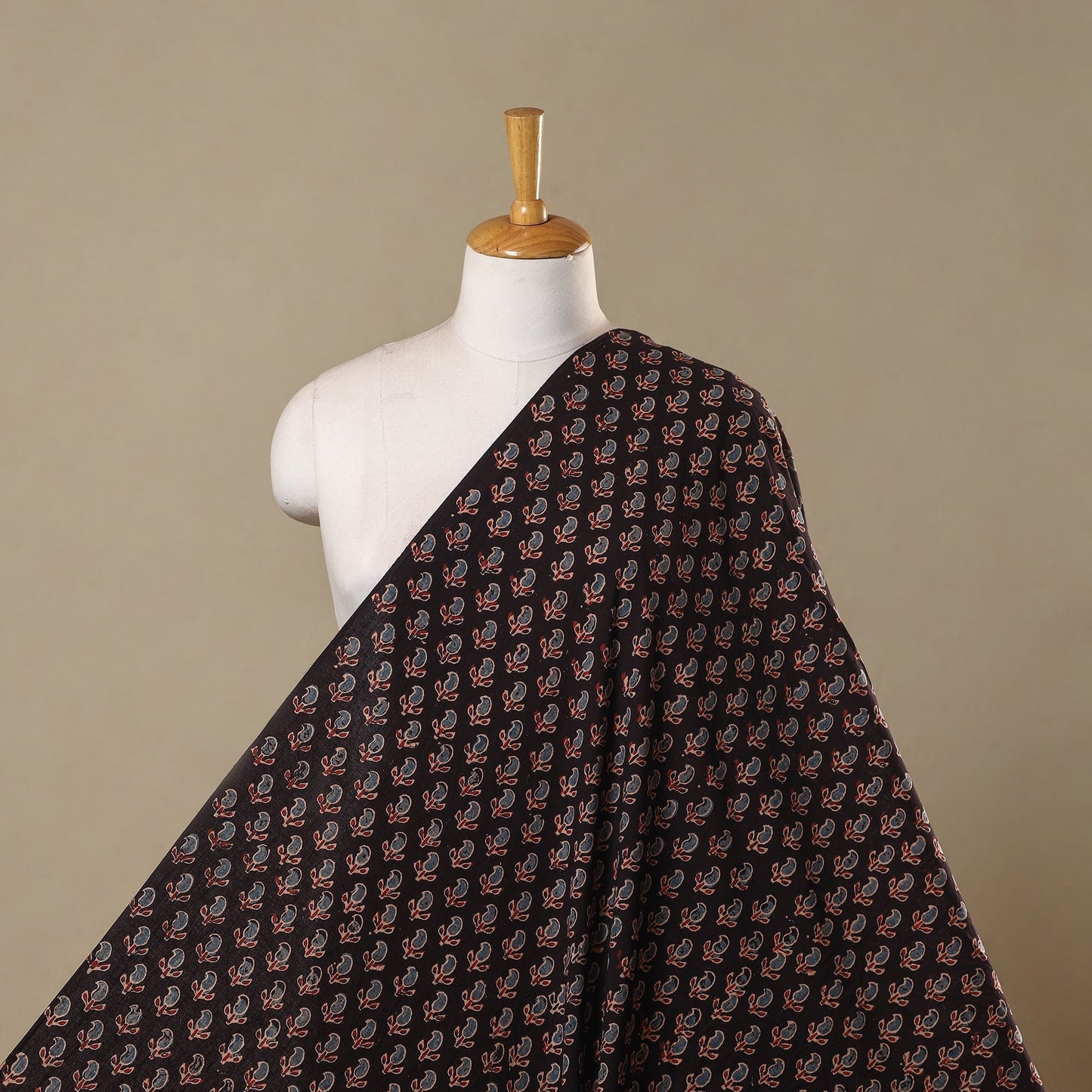 Natural dyed hand cotton fabric 16 - handcrafted