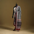 Black - natural dyed hand cotton bagh dupatta 11