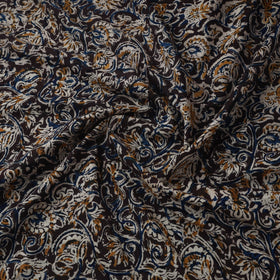 Natural dyed hand block print cotton kalamkari fabric 02