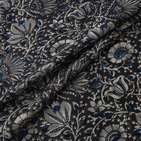 Natural dyed hand block print cotton kalamkari fabric 03