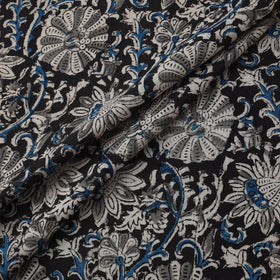 Natural dyed hand block print cotton kalamkari fabric 05