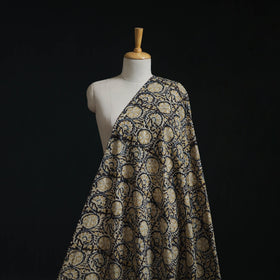 Natural dyed hand block print cotton kalamkari fabric 11
