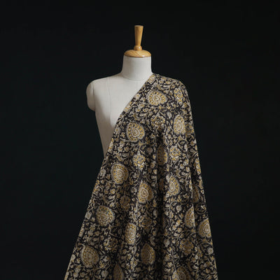 Natural dyed hand block print cotton kalamkari fabric 13