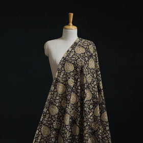 Natural dyed hand block print cotton kalamkari fabric 13