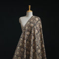 Natural dyed hand block print cotton kalamkari fabric 20