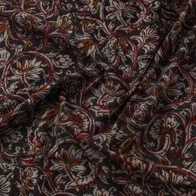 Natural dyed hand block print cotton kalamkari fabric 27