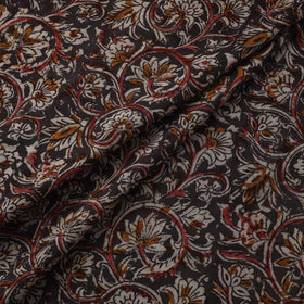 Natural dyed hand block print cotton kalamkari fabric 27