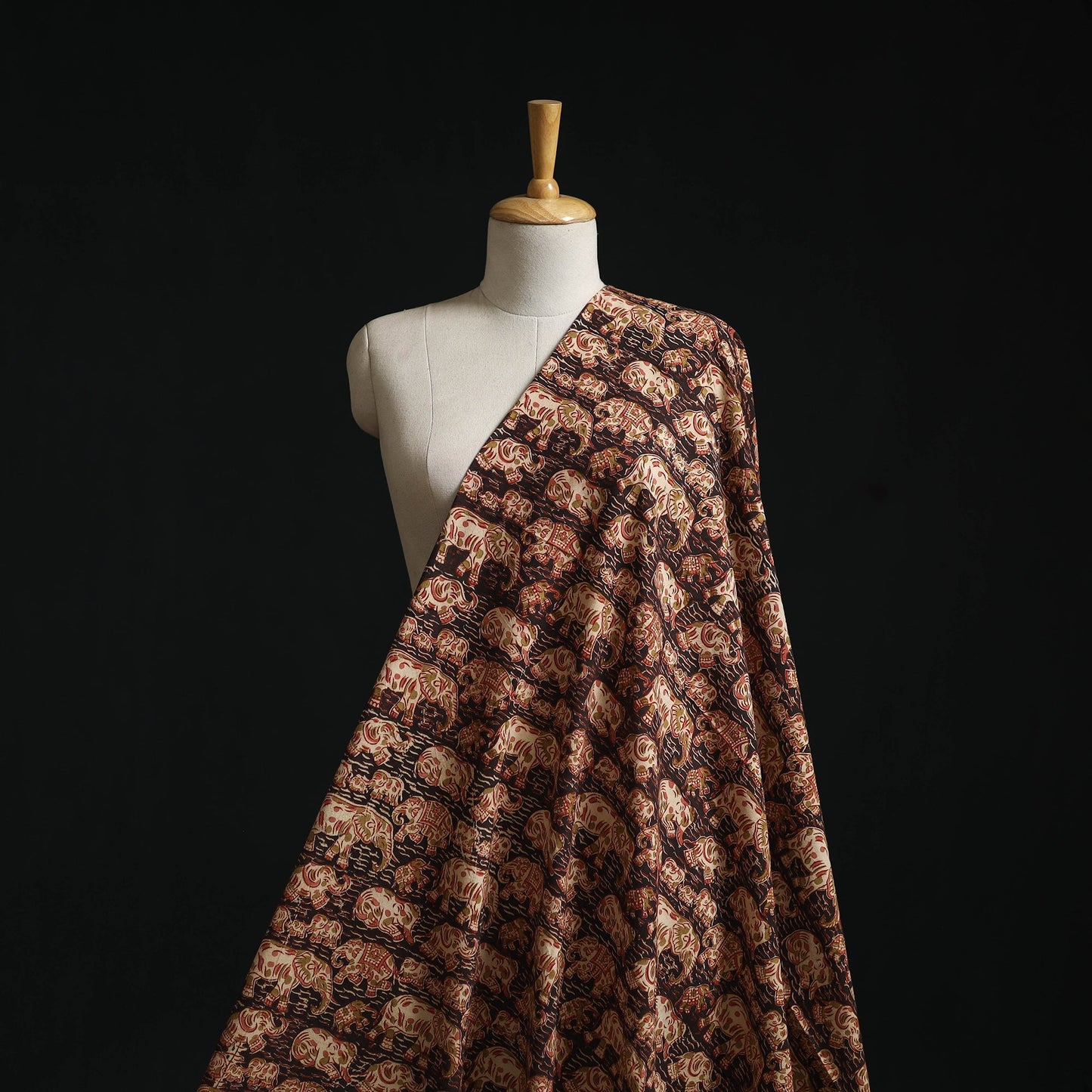 Natural dyed hand block print cotton pedana kalamkari