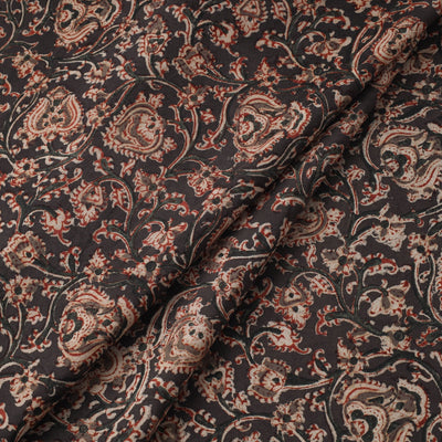 Natural dyed hand cotton pedana kalamkari fabric 12