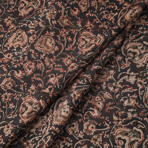 Natural dyed hand cotton pedana kalamkari fabric 12