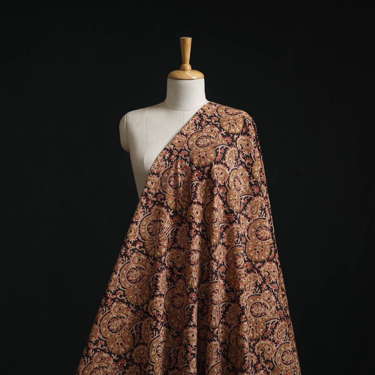 Natural dyed hand block print cotton pedana kalamkari