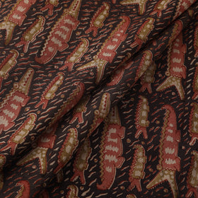 Natural dyed hand block print cotton pedana kalamkari