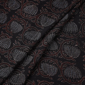 Natural dyed hand kota doria cotton fabric 18 - handcrafted
