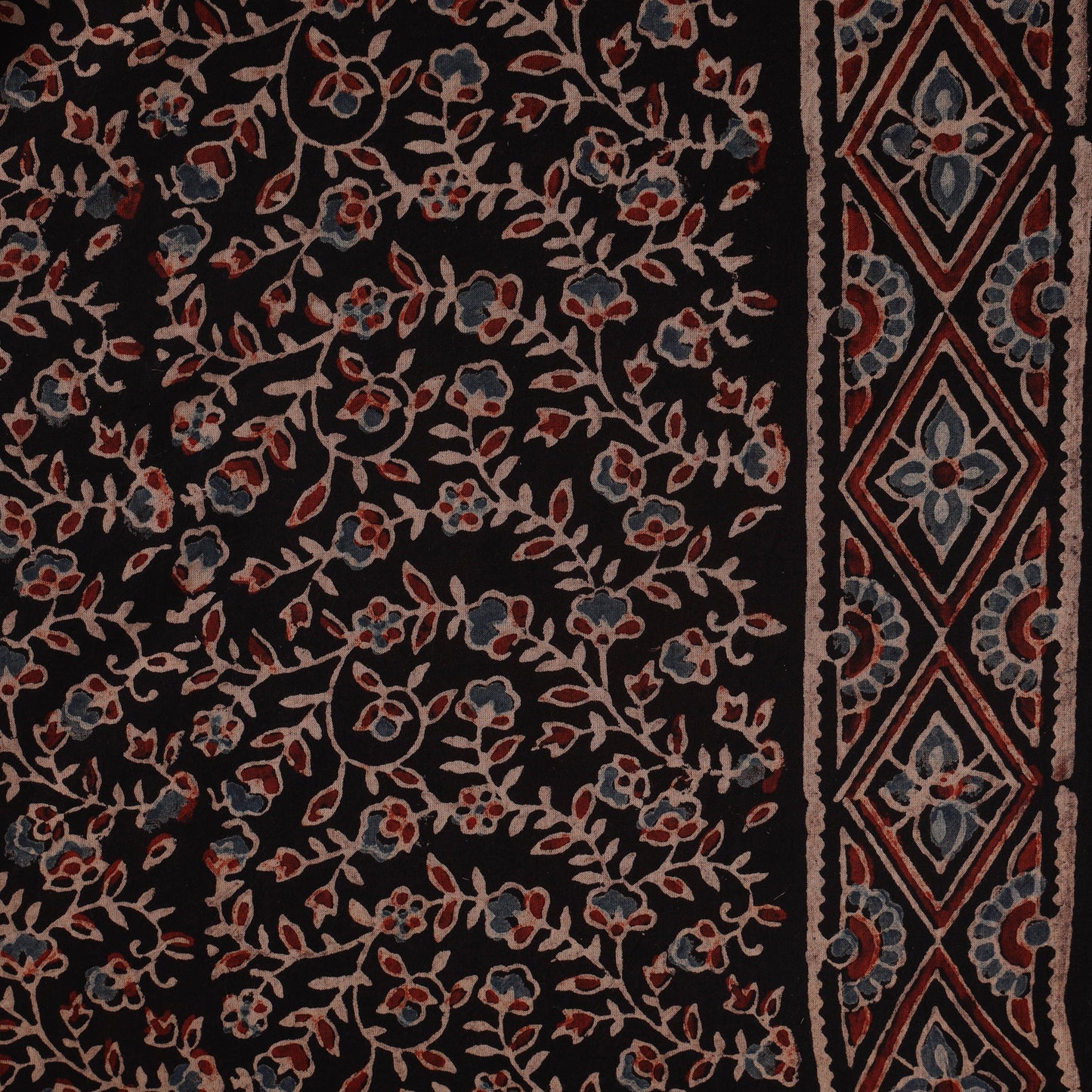 Natural dyed hand cotton fabric 02 - handcrafted