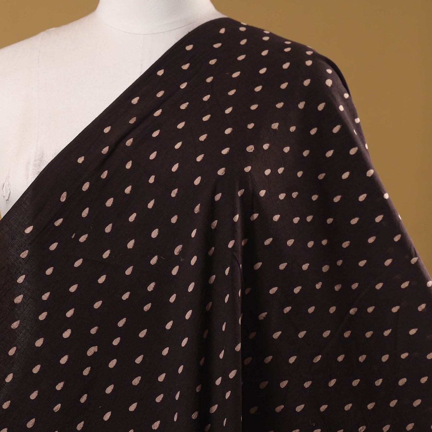 Natural dyed hand cotton fabric 05 - handcrafted