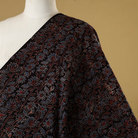 Black - natural dyed hand cotton fabric 08 - handcrafted