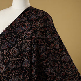 Black - natural dyed hand cotton fabric 11 - handcrafted