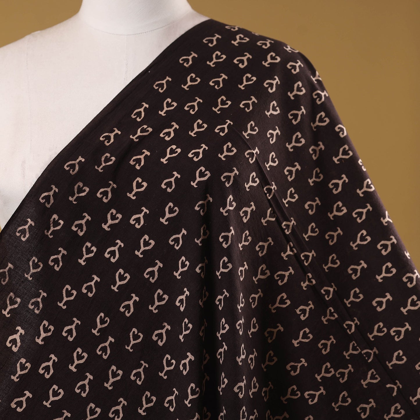 Natural dyed hand cotton fabric 13 - handcrafted