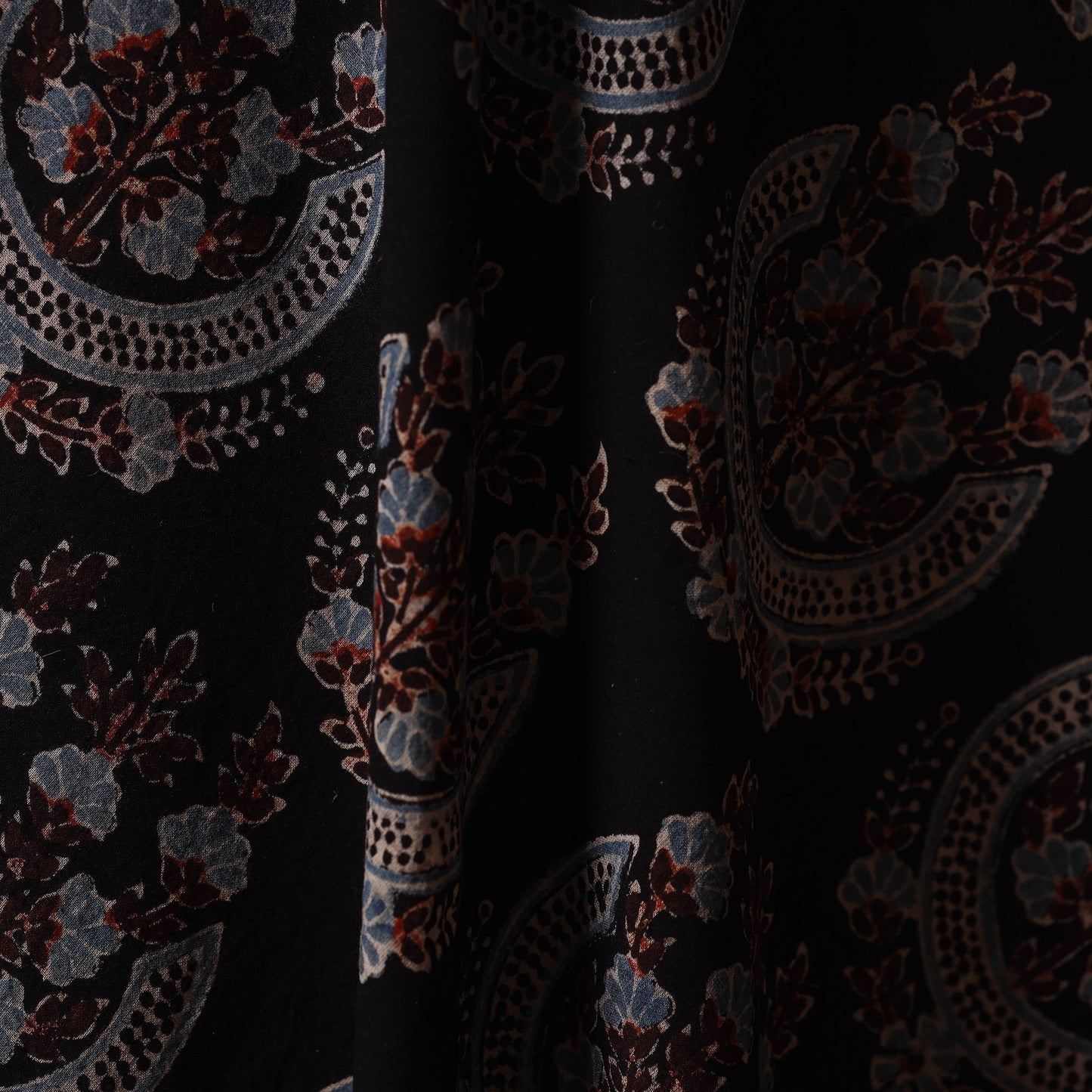 Natural dyed hand cotton fabric 15 - handcrafted