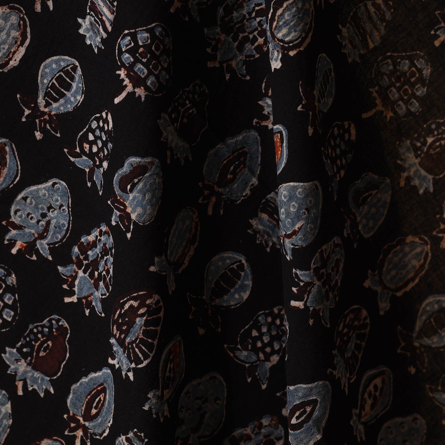 Natural dyed hand cotton fabric 17 - handcrafted