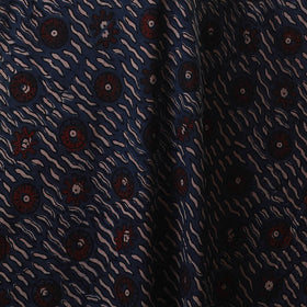 Black - natural dyed hand cotton fabric 17 - handcrafted