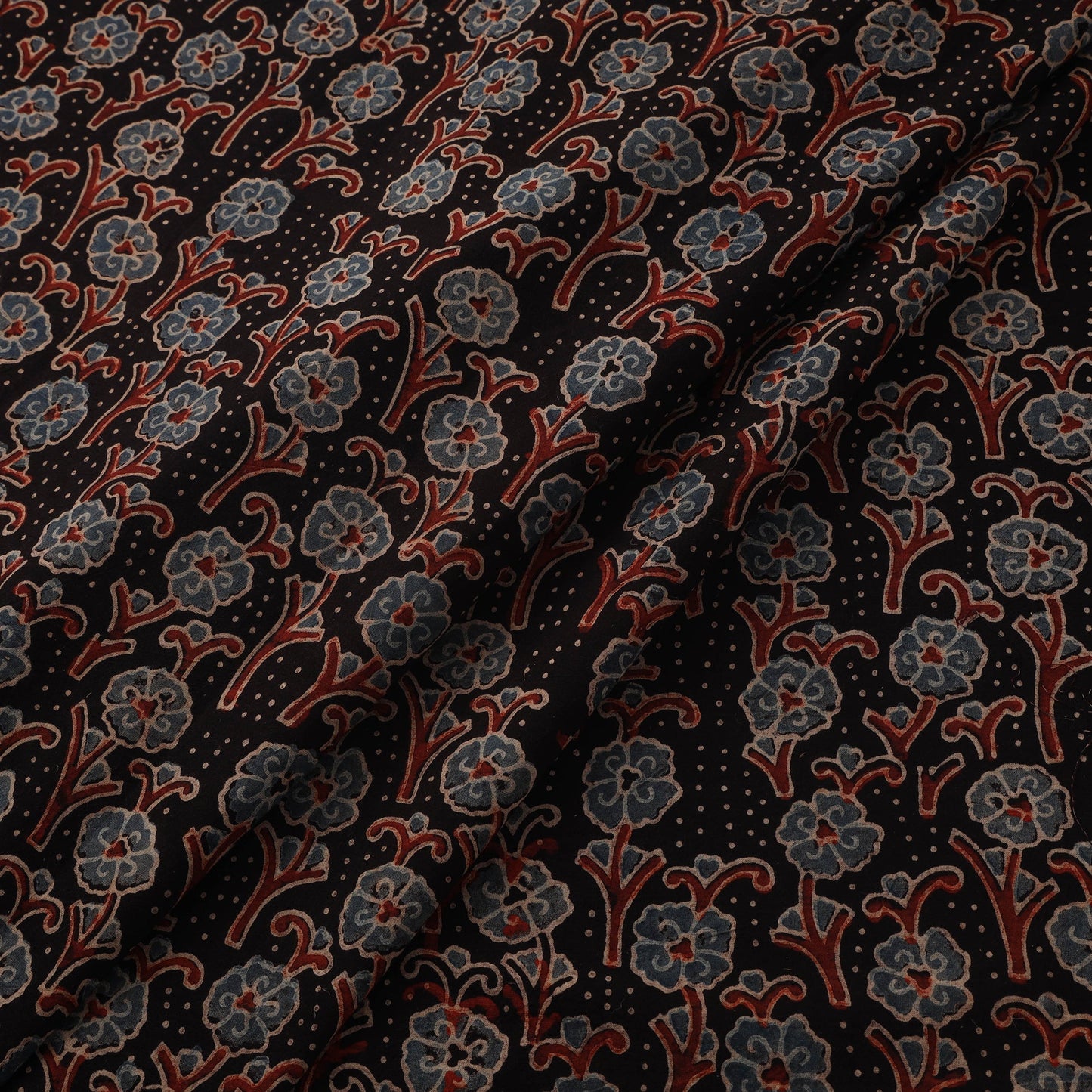 Natural dyed hand cotton fabric 21 - handcrafted